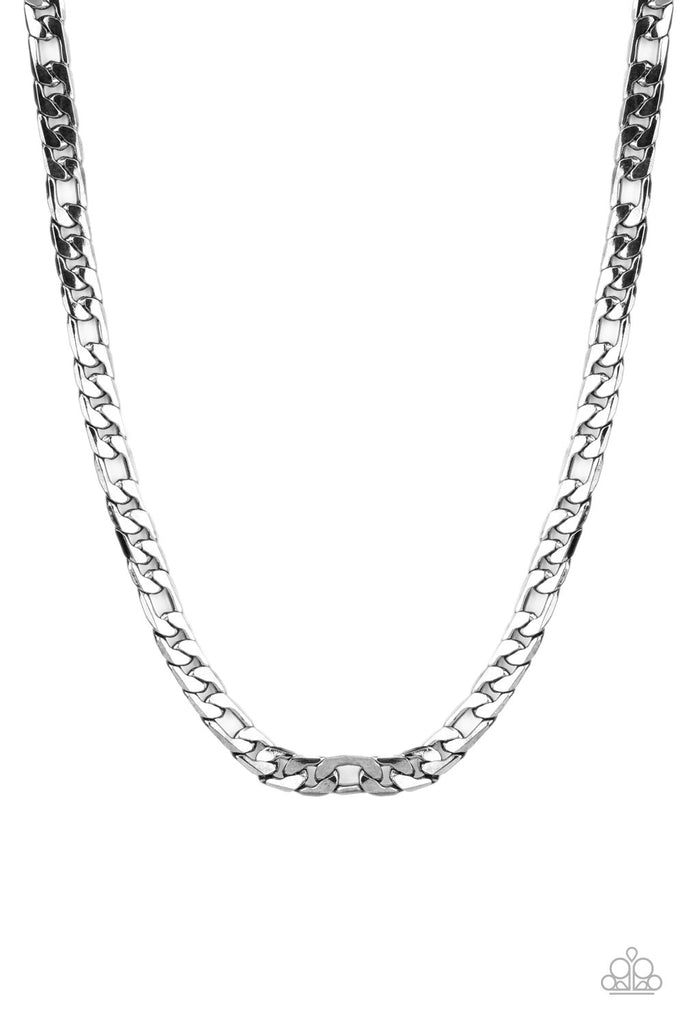 Metro Beau - Black Gunmetal Urban Chain Necklace | Paparazzi Accessories