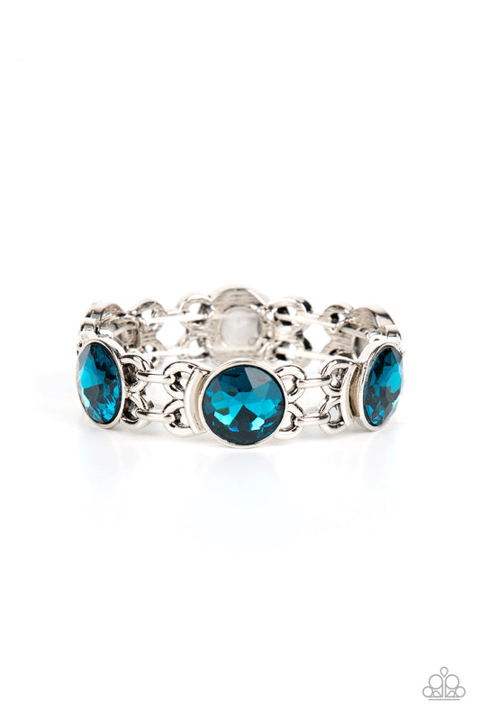 Paparazzi Devoted to Drama - Blue Bracelet - Pusher P