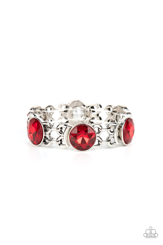 Paparazzi Devoted to Drama - Red Bracelet - Pusher P