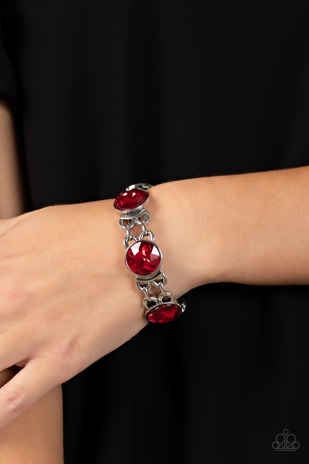 Paparazzi Devoted to Drama - Red Bracelet - Pusher P