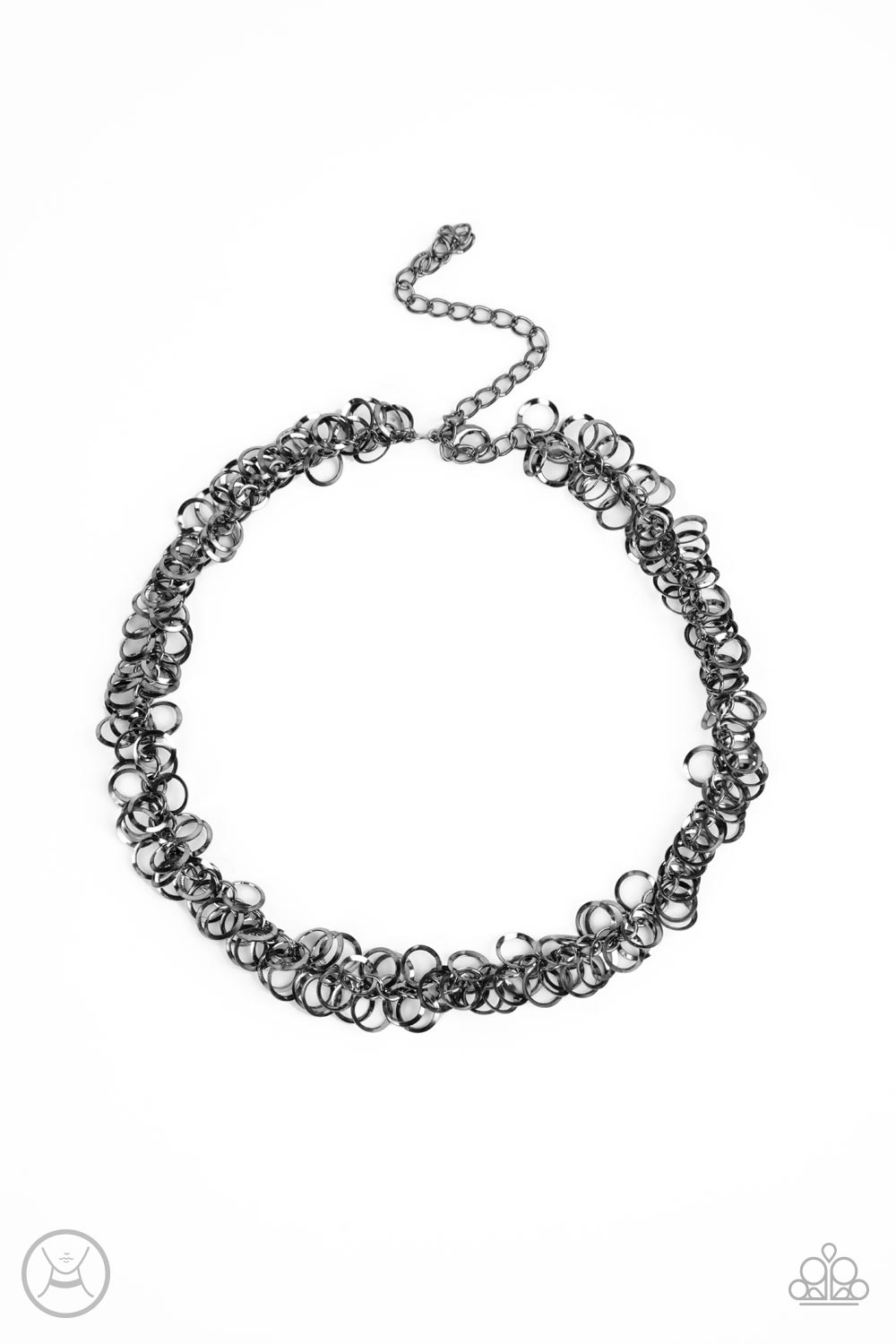Cause a Commotion - Black Necklace - Pusher P