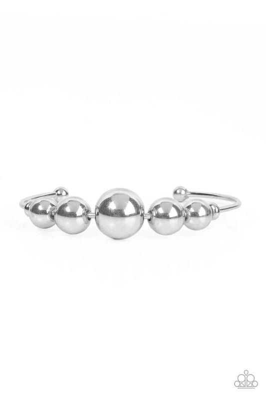 Paparazzi Bead Creed - Silver Bracelet - Pusher P