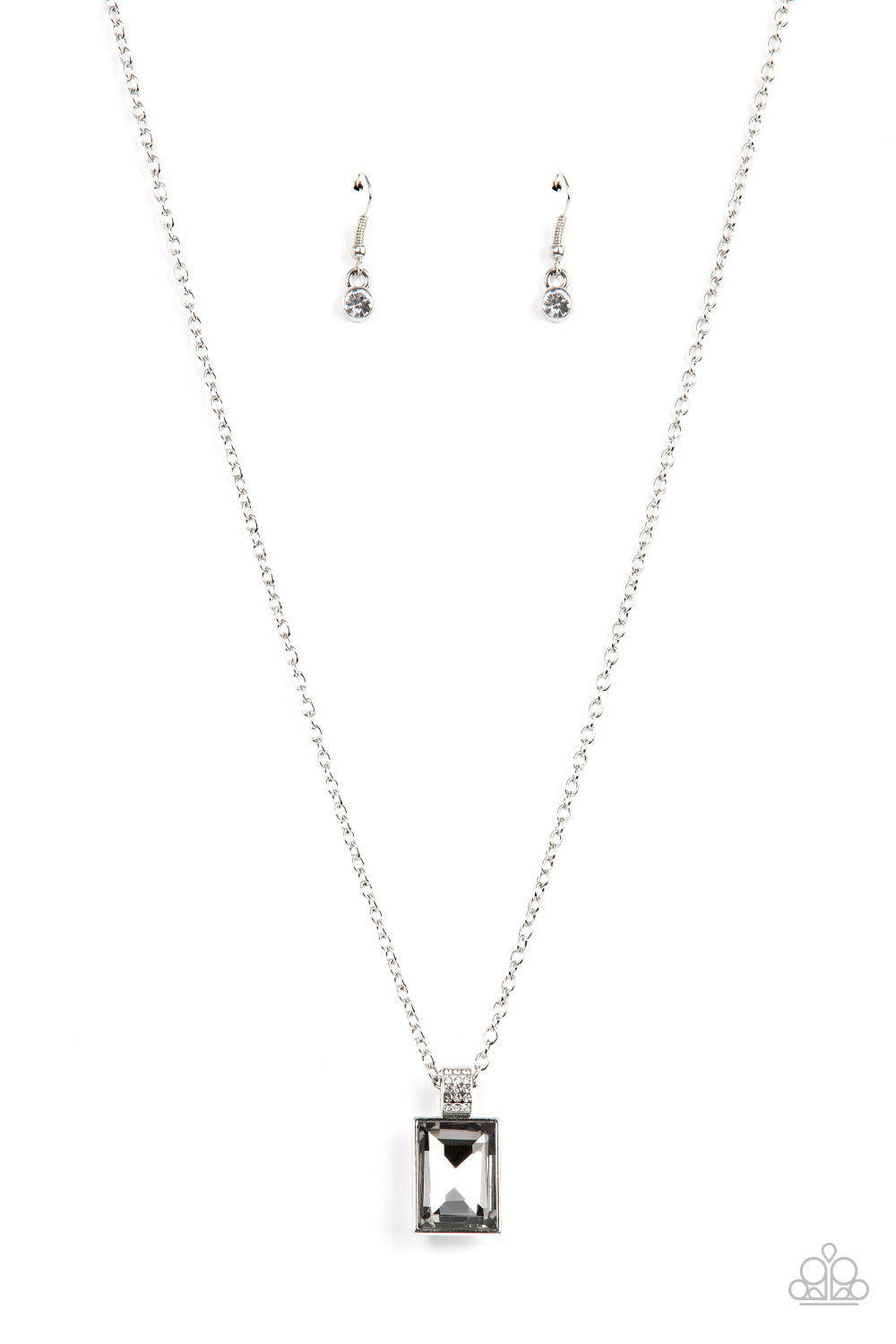 Paparazzi Understated Dazzle - Silver Necklace - Pusher P