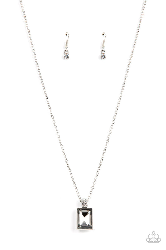 Paparazzi Understated Dazzle - Silver Necklace - Pusher P