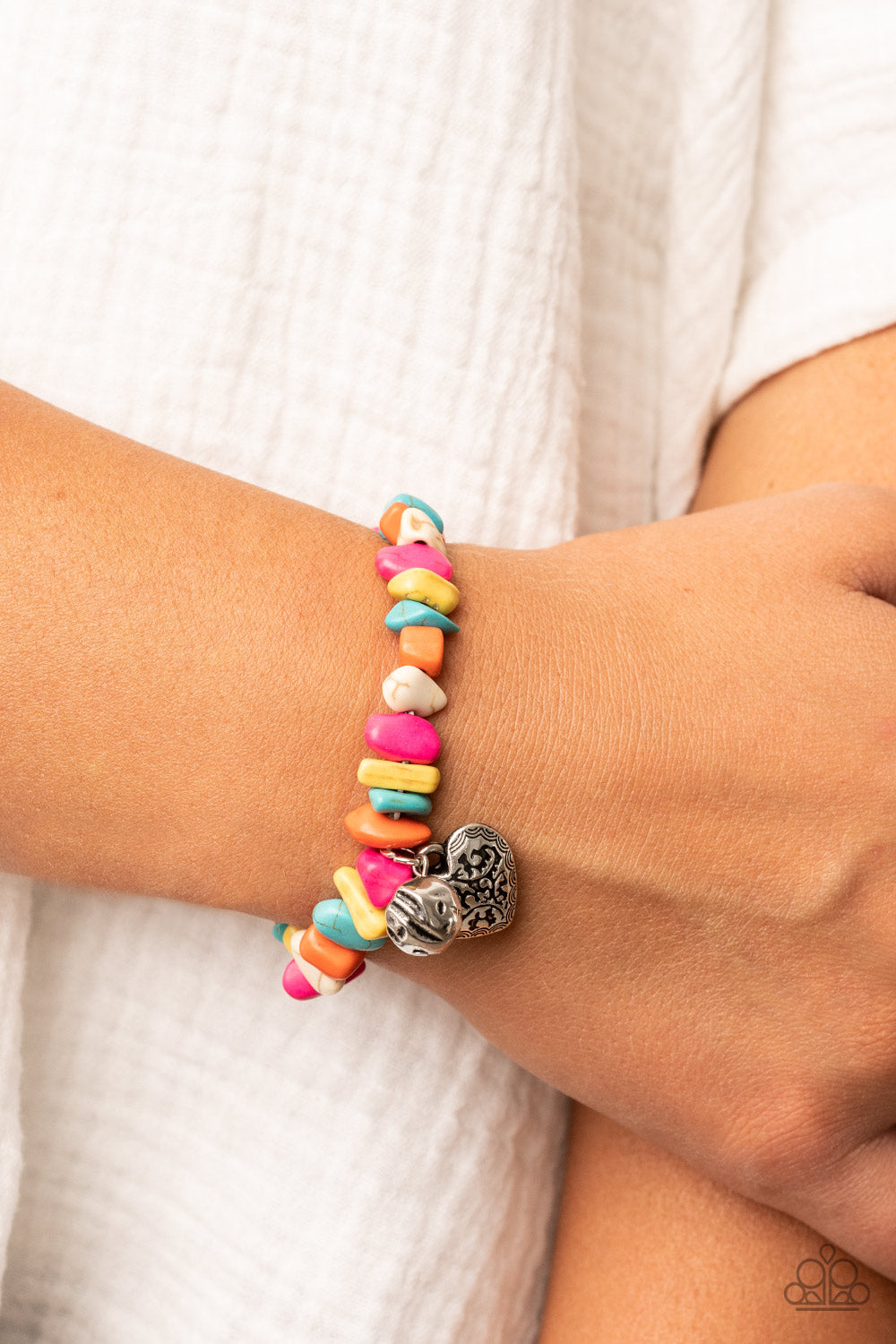 Paparazzi Love You to Pieces - Multi Bracelet - Pusher P