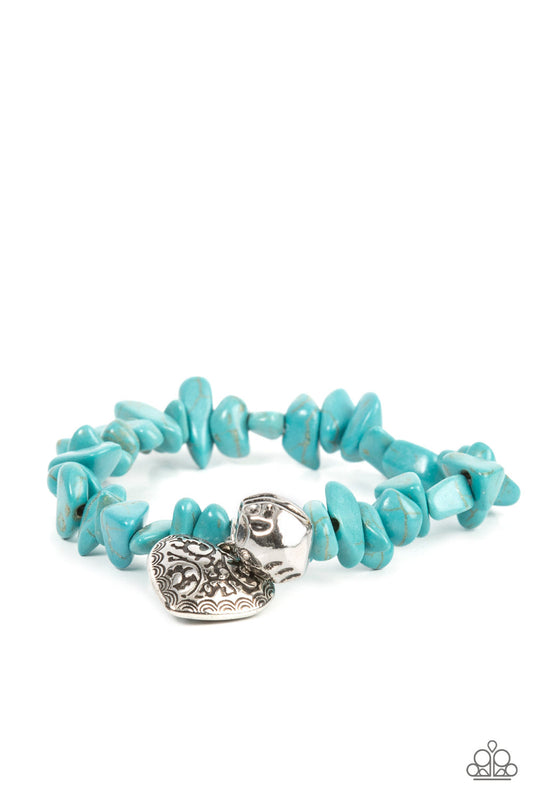 Paparazzi Love You to Pieces - Blue Bracelet - Pusher P