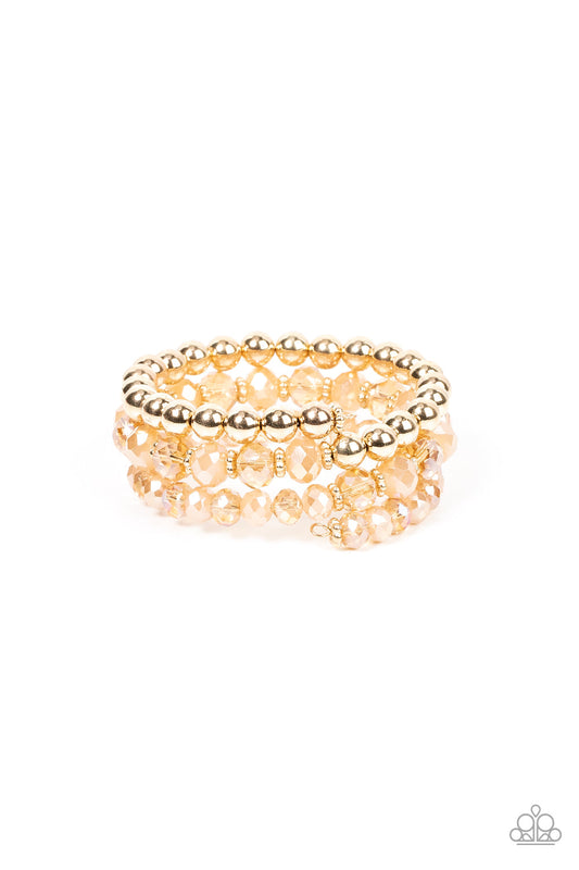 Paparazzi Gimme Gimme - Gold Bracelet - Pusher P