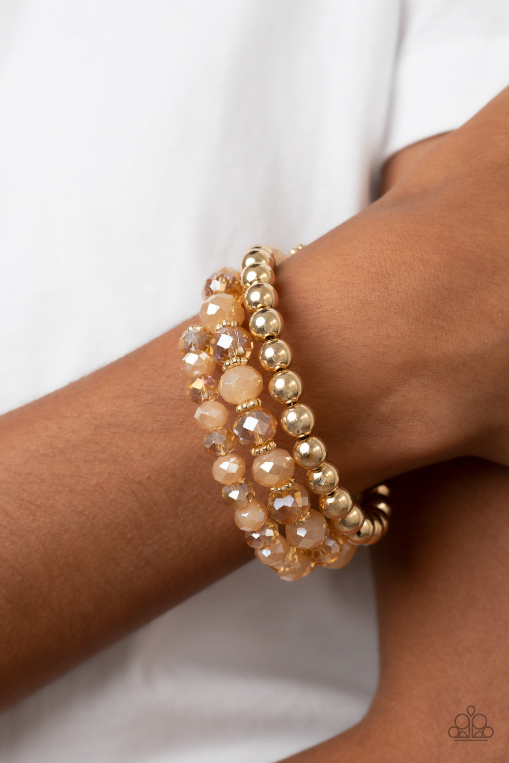 Paparazzi Gimme Gimme - Gold Bracelet - Pusher P