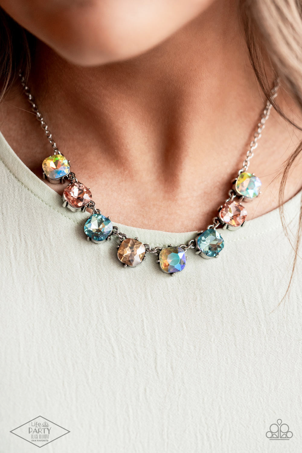 Paparazzi Dreamy Decorum - Multi Necklace - Pusher P