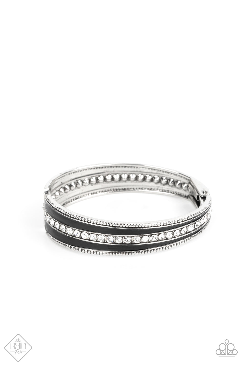Paparazzi Exquisitely Empirical Fashion Fix - Black Bracelet - Pusher P