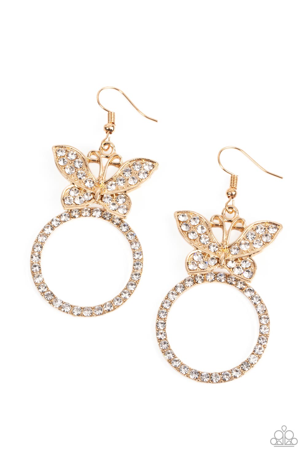 Paparazzi Paradise Found - Gold Earrings - Pusher P