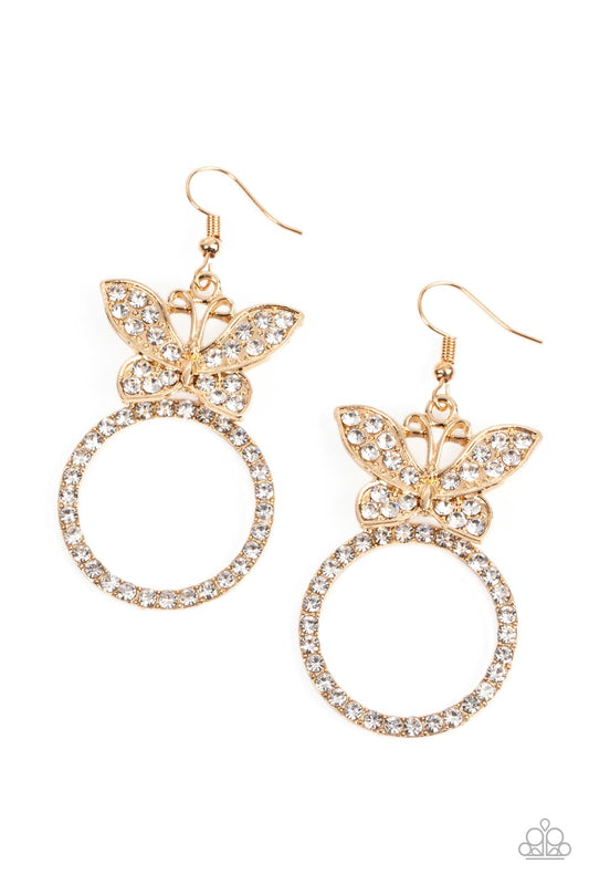 Paparazzi Paradise Found - Gold Earrings - Pusher P