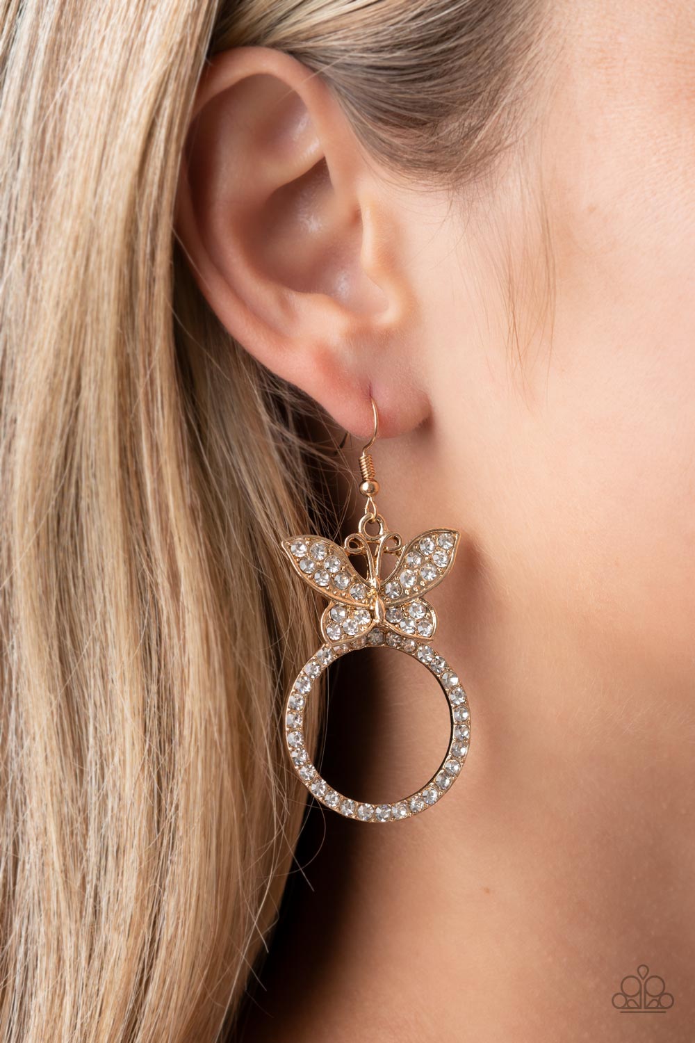 Paparazzi Paradise Found - Gold Earrings - Pusher P