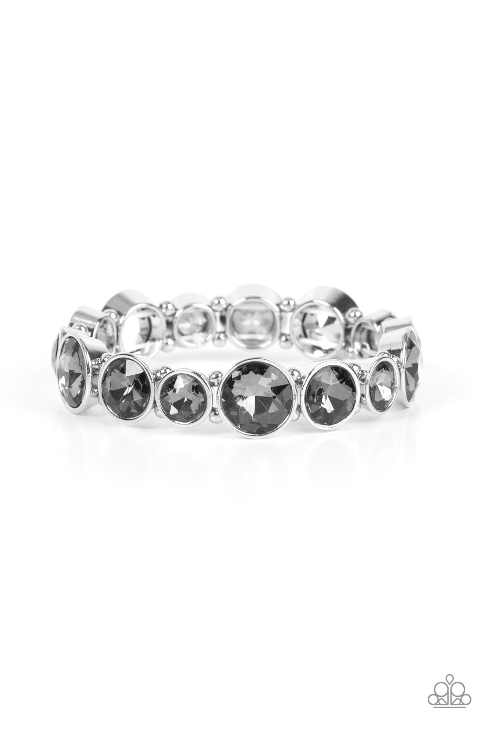 Paparazzi Twinkling Tease - Silver Bracelet - Pusher P