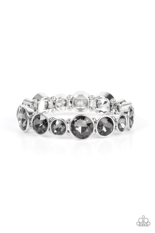Paparazzi Twinkling Tease - Silver Bracelet - Pusher P