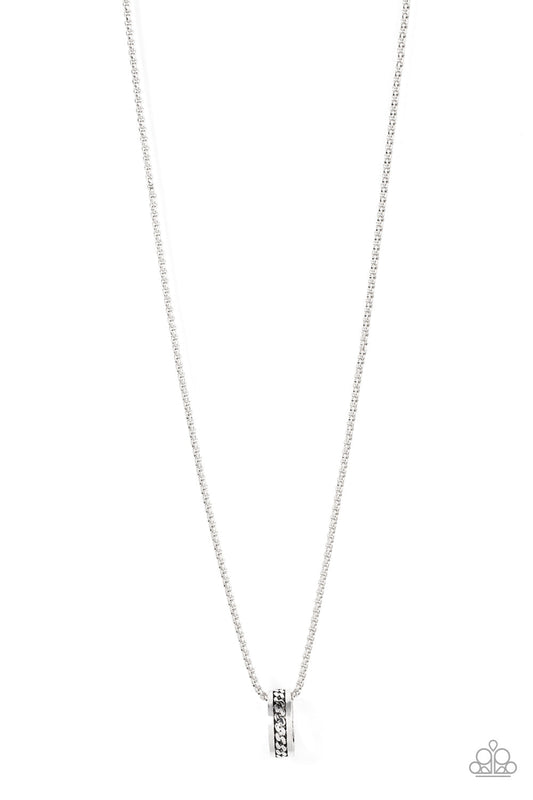 Paparazzi Emotion Potion - Silver Necklace - Pusher P