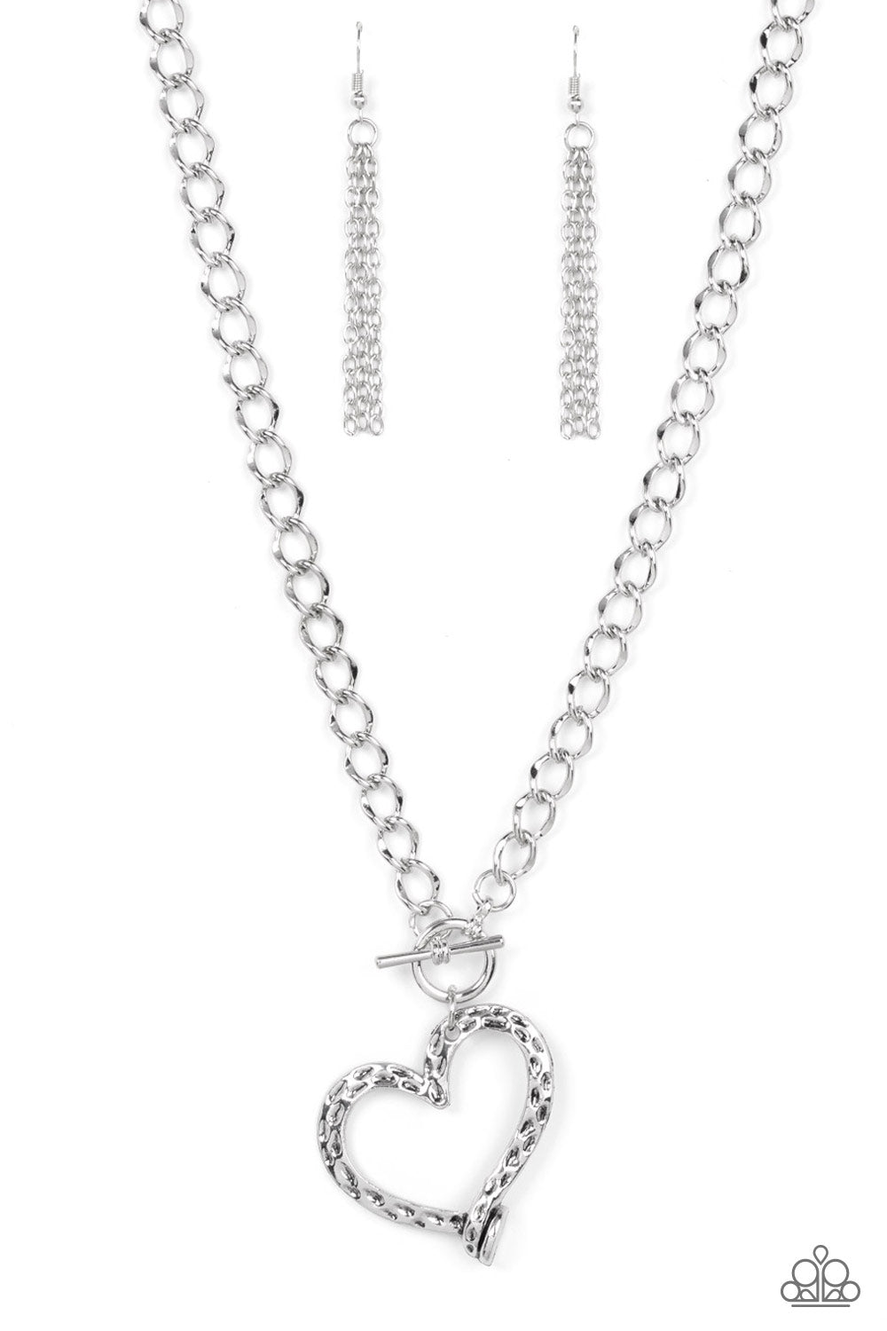 Paparazzi Reimagined Romance - Silver Necklace - Pusher P