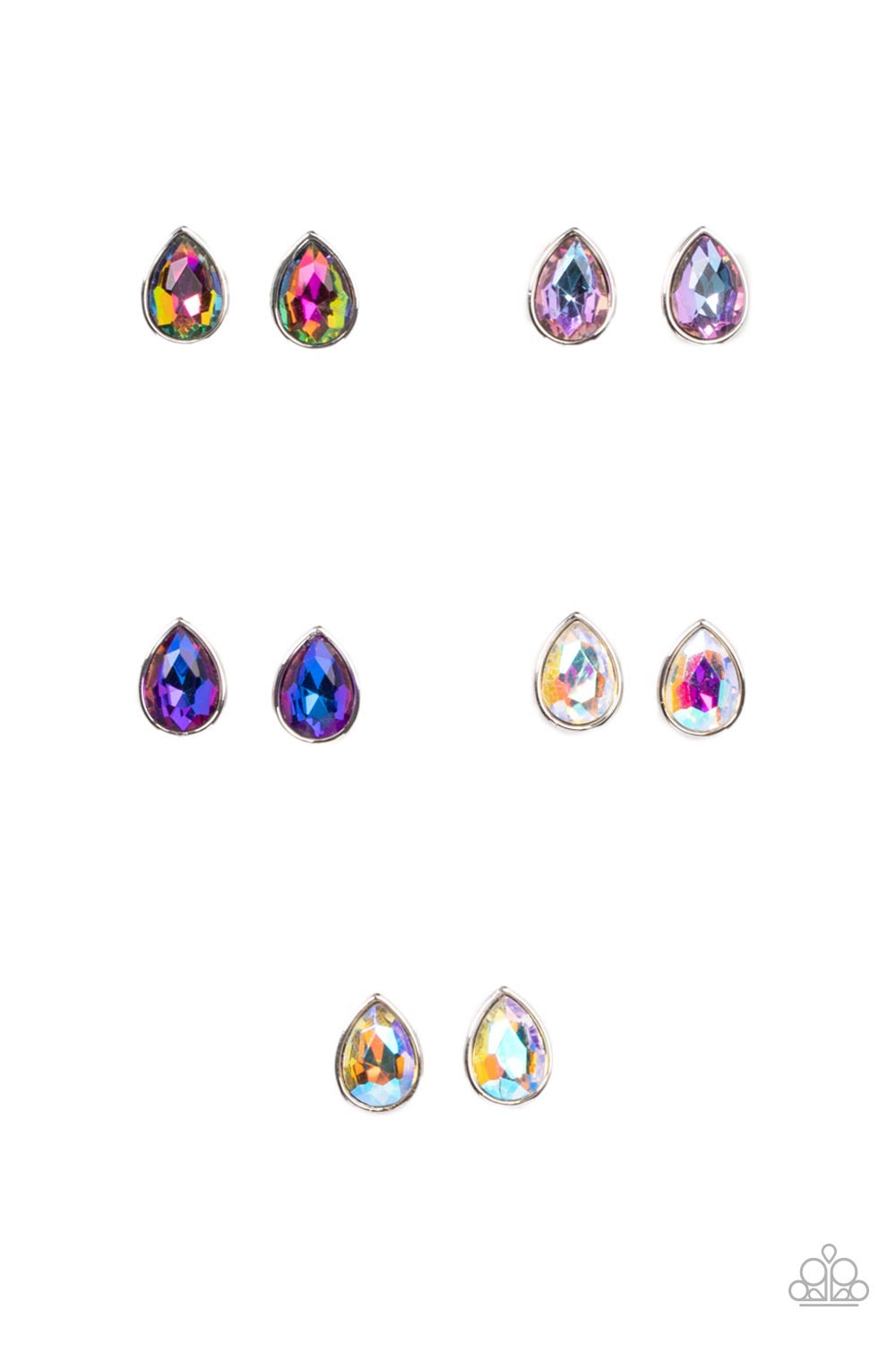 Paparazzi Starlet Shimmer Iridescent Teardrop Earrings - Pusher P