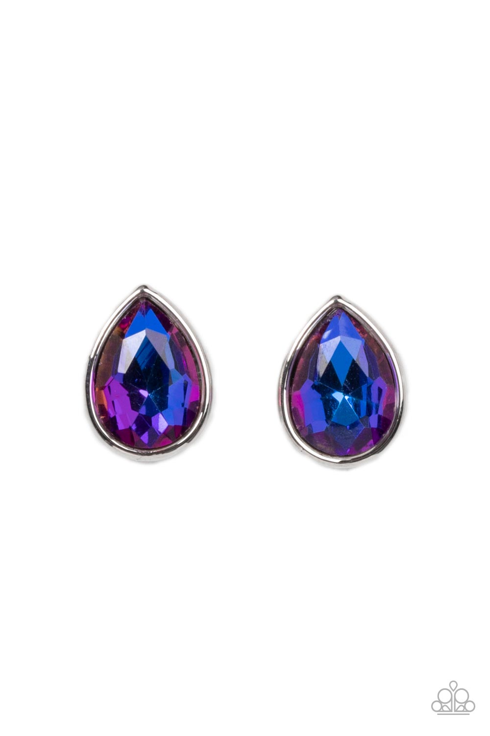 Paparazzi Starlet Shimmer Iridescent Teardrop Earrings - Pusher P
