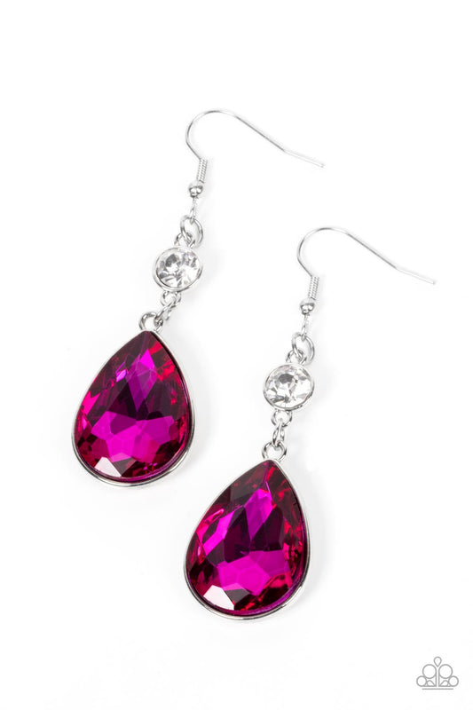 Paparazzi Smile for the Camera - Pink Earrings - Pusher P