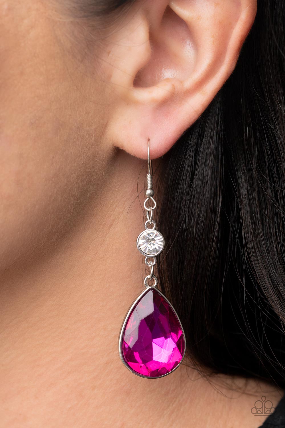 Paparazzi Smile for the Camera - Pink Earrings - Pusher P