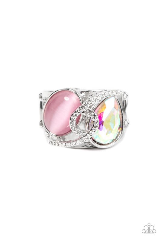 Paparazzi SELFIE-Indulgence - Pink Ring - Pusher P