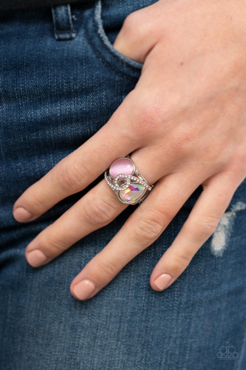 Paparazzi SELFIE-Indulgence - Pink Ring - Pusher P