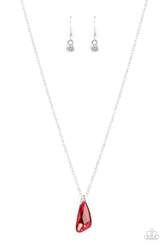 Paparazzi Envious Extravagance - Red Necklace - Pusher P