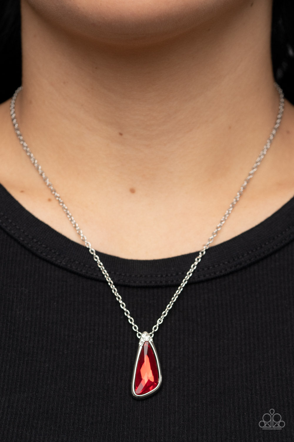 Paparazzi Envious Extravagance - Red Necklace - Pusher P