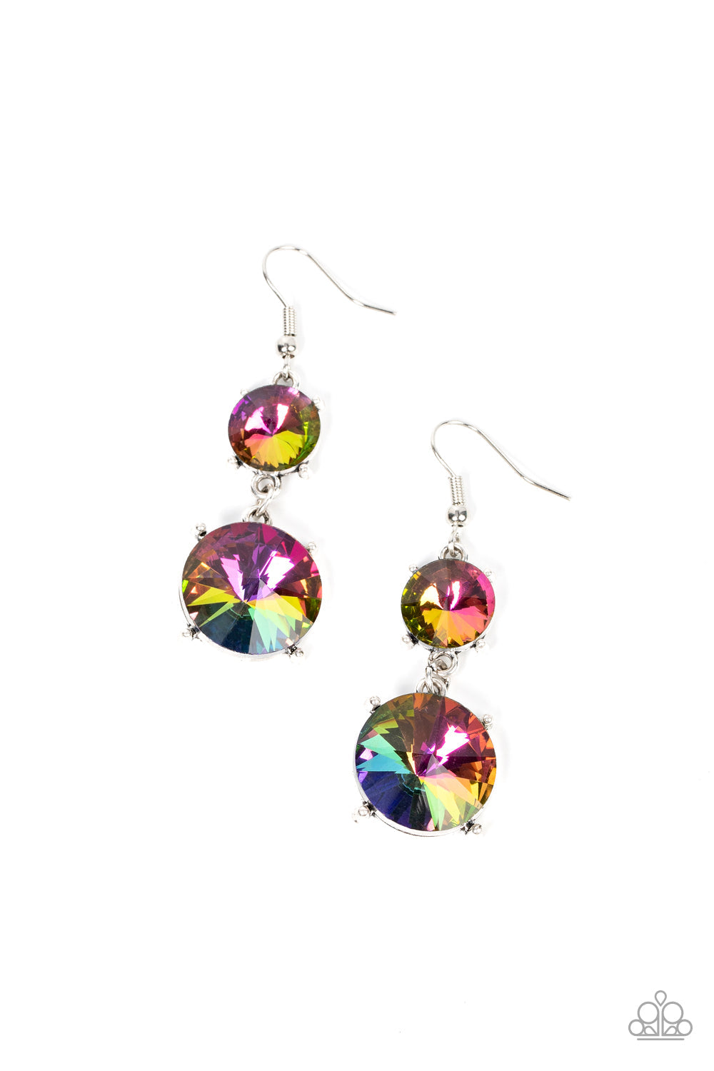 Paparazzi Sizzling Showcase - Multi Earrings - Pusher P