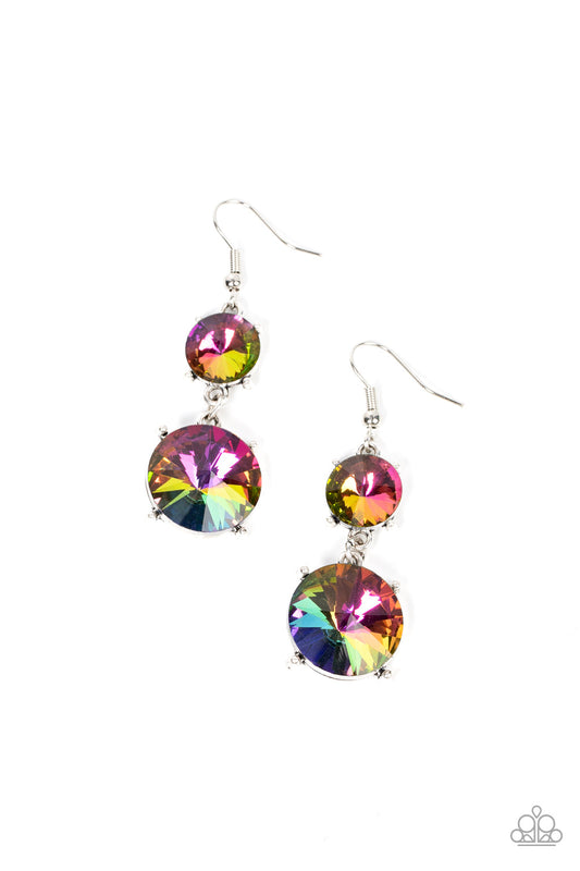 Paparazzi Sizzling Showcase - Multi Earrings - Pusher P