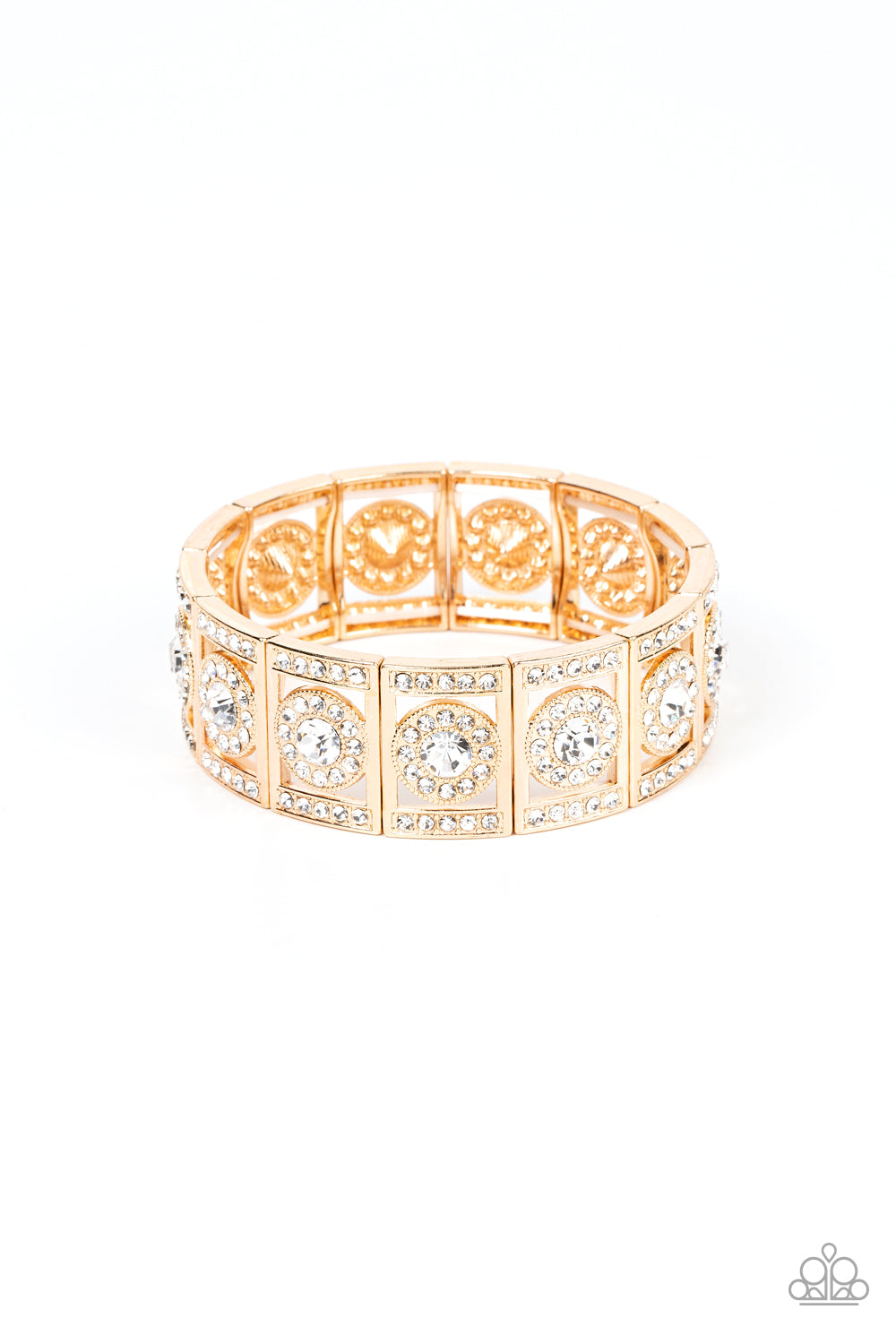 Paparazzi Ultra Upscale - Gold Bracelet - Pusher P