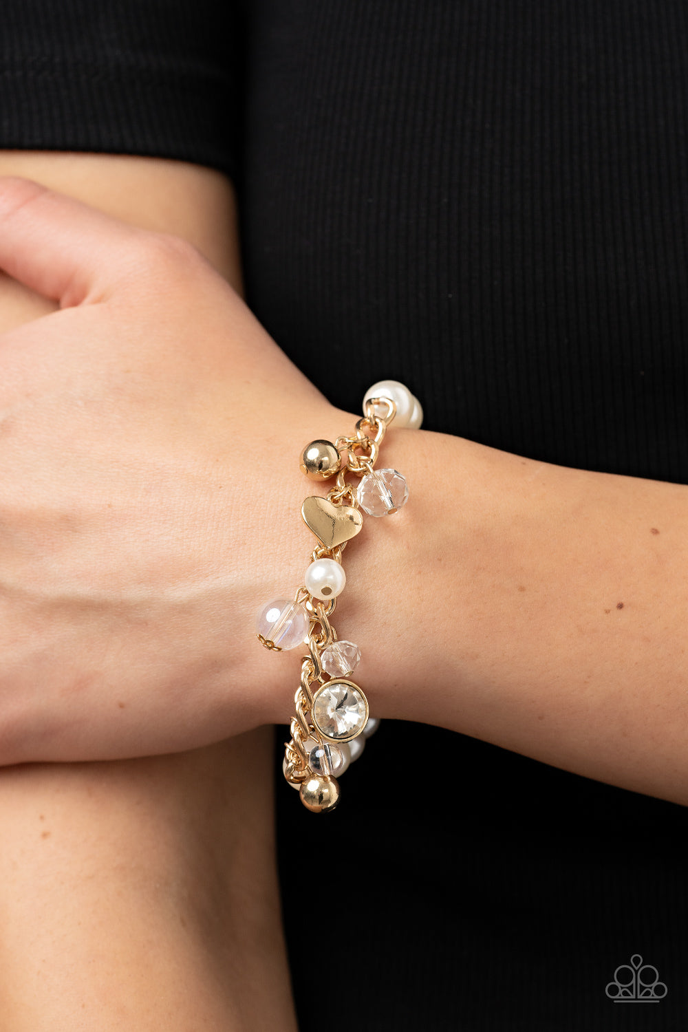 Paparazzi Adorningly Admirable - Gold Bracelet - Pusher P