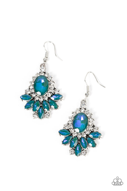 Paparazzi Magic Spell Sparkle - Green Earrings - Pusher P