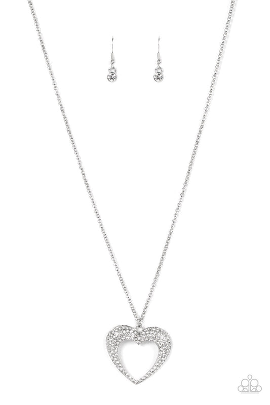 Paparazzi Cupid Charisma - White Necklace - Pusher P