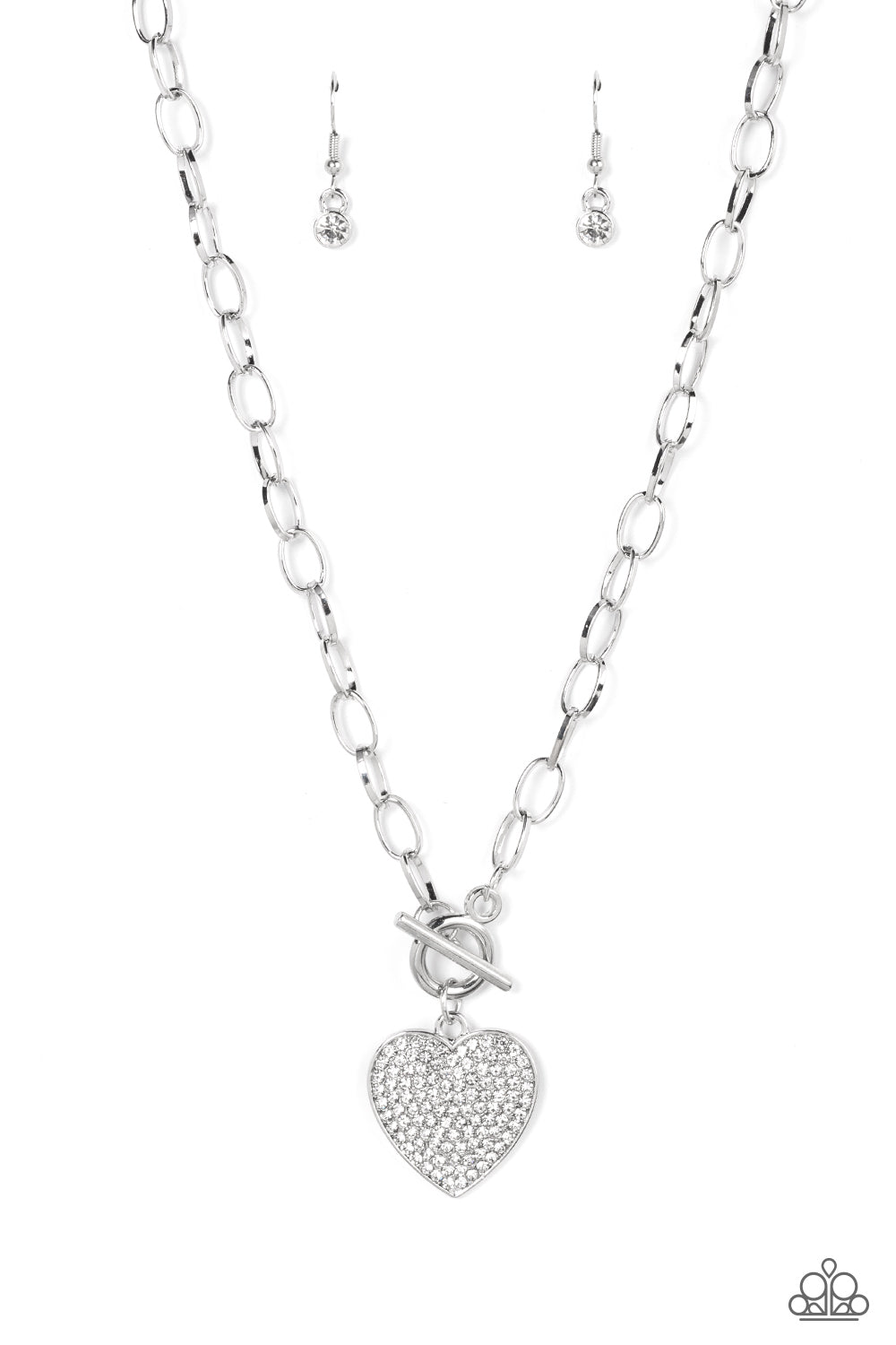 Paparazzi If You LUST - White Necklace - Pusher P