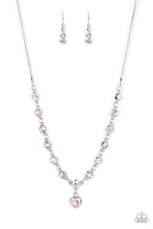 Paparazzi True Love Trinket - Pink Necklace - Pusher P