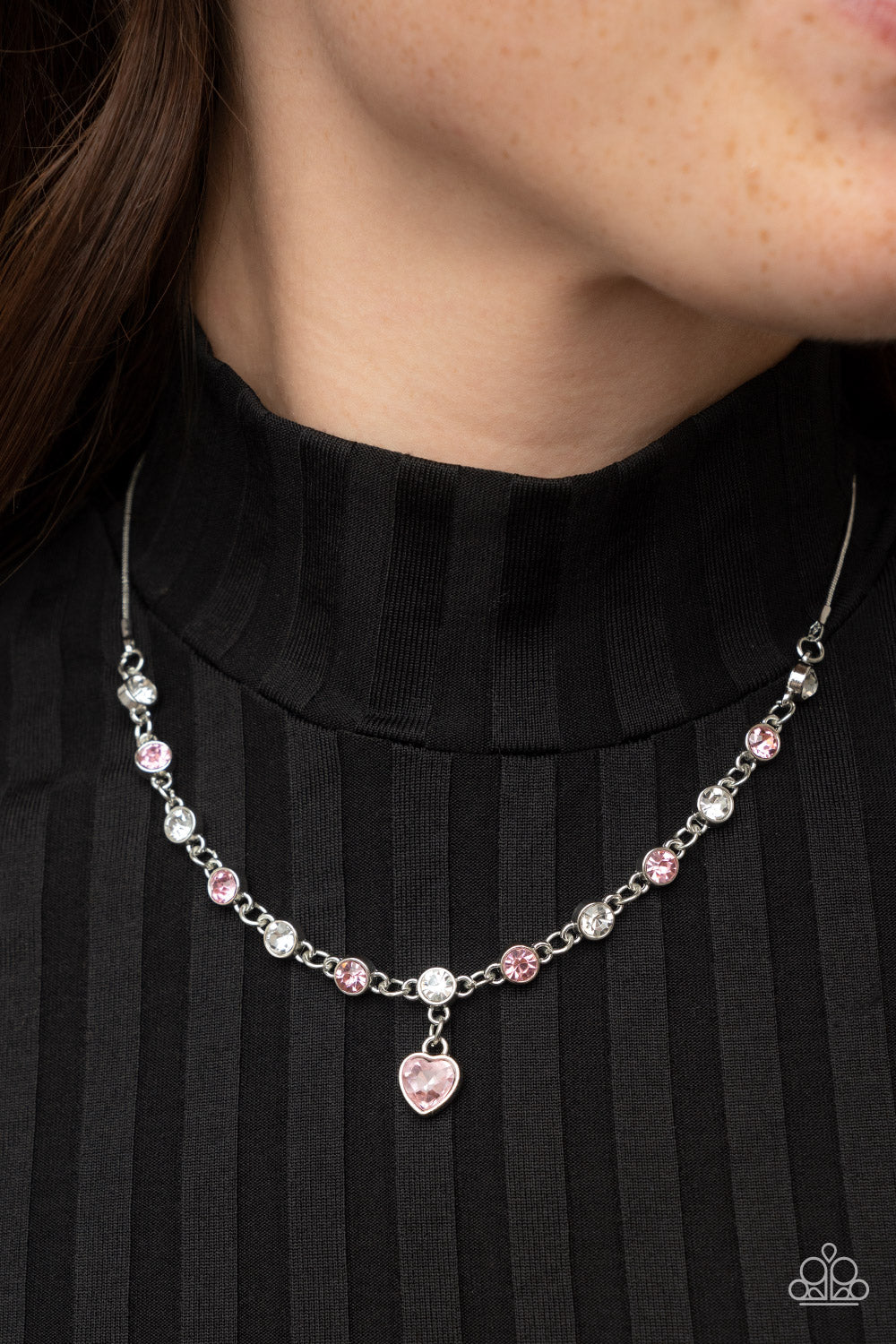 Paparazzi True Love Trinket - Pink Necklace - Pusher P