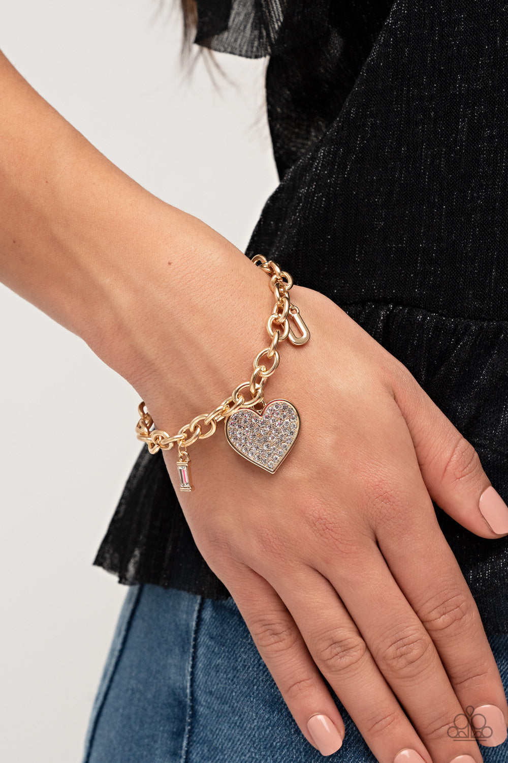Paparazzi Declaration of Love - Gold Bracelet - Pusher P
