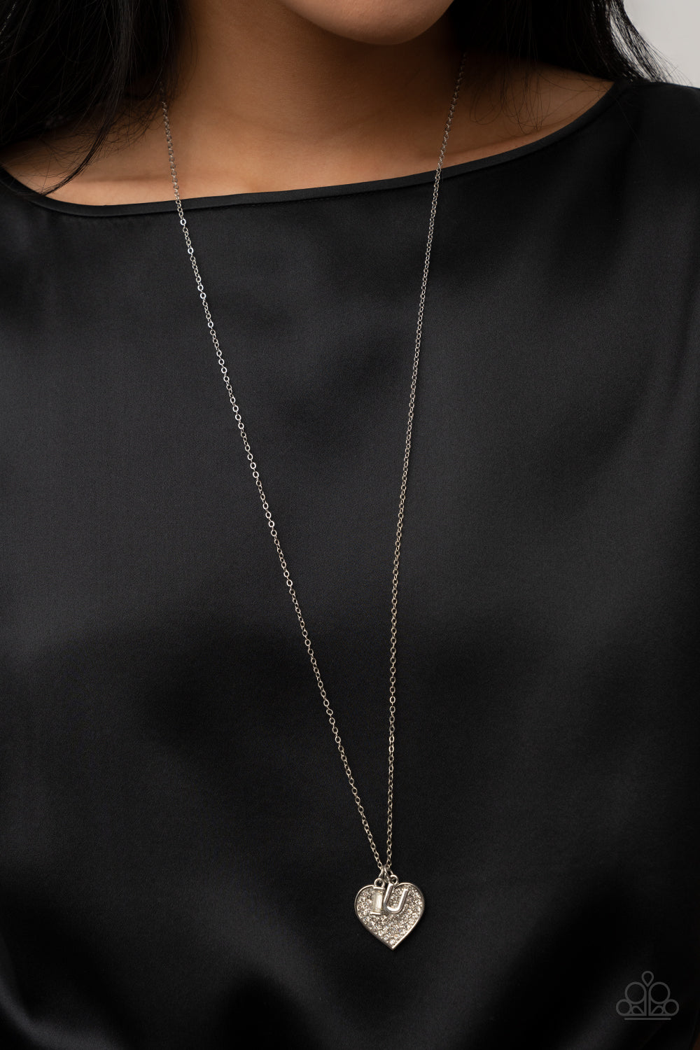 Paparazzi Letters of Love - White Necklace - Pusher P