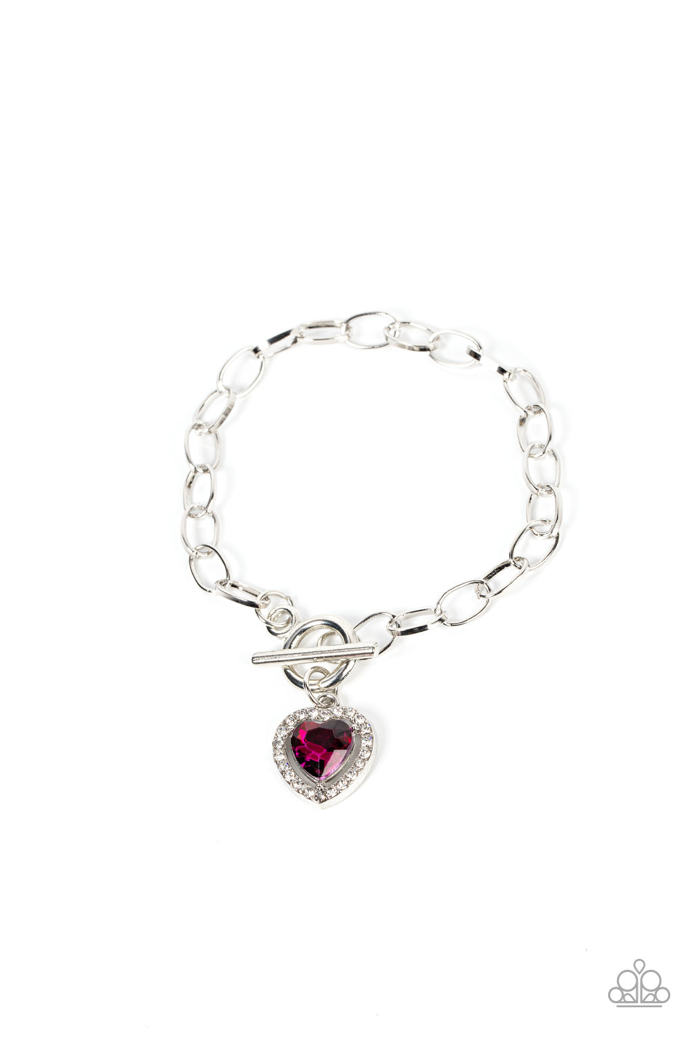 Paparazzi Till DAZZLE Do Us Part - Pink Bracelet - Pusher P