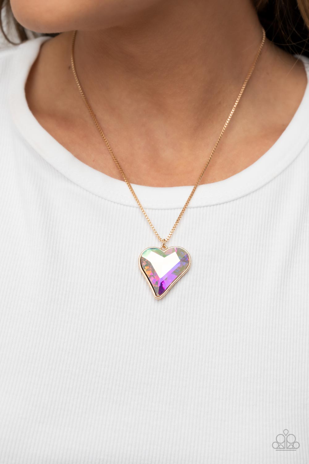 Paparazzi Lockdown My Heart - Gold Necklace - Pusher P