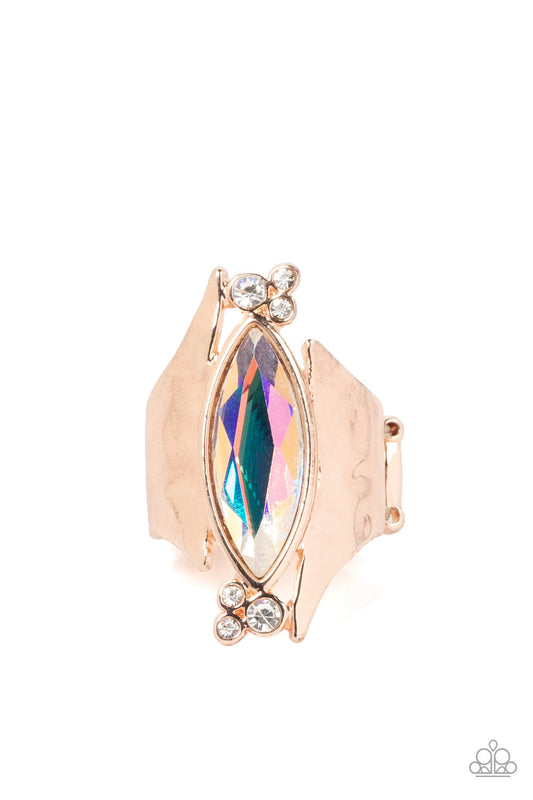 Paparazzi Planetary Paradise - Rose Gold Ring - Pusher P