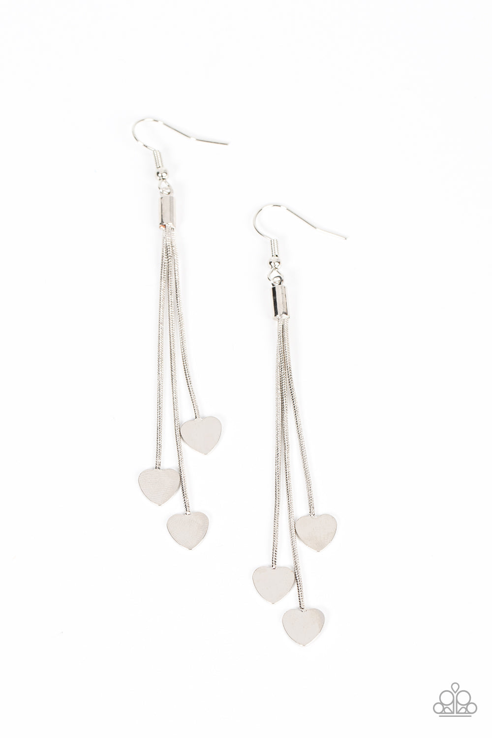 Paparazzi Higher Love - Silver Earrings - Pusher P