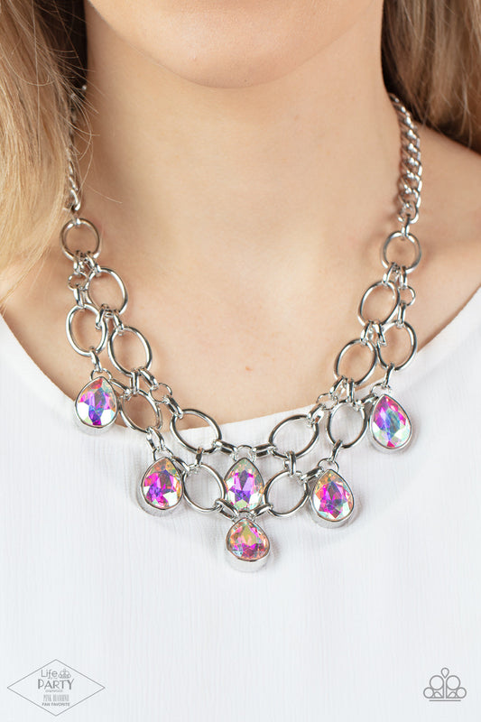 Show-Stopping Shimmer -Multi Necklace- Life of the Party Pink Diamond Exclusive - Pusher P
