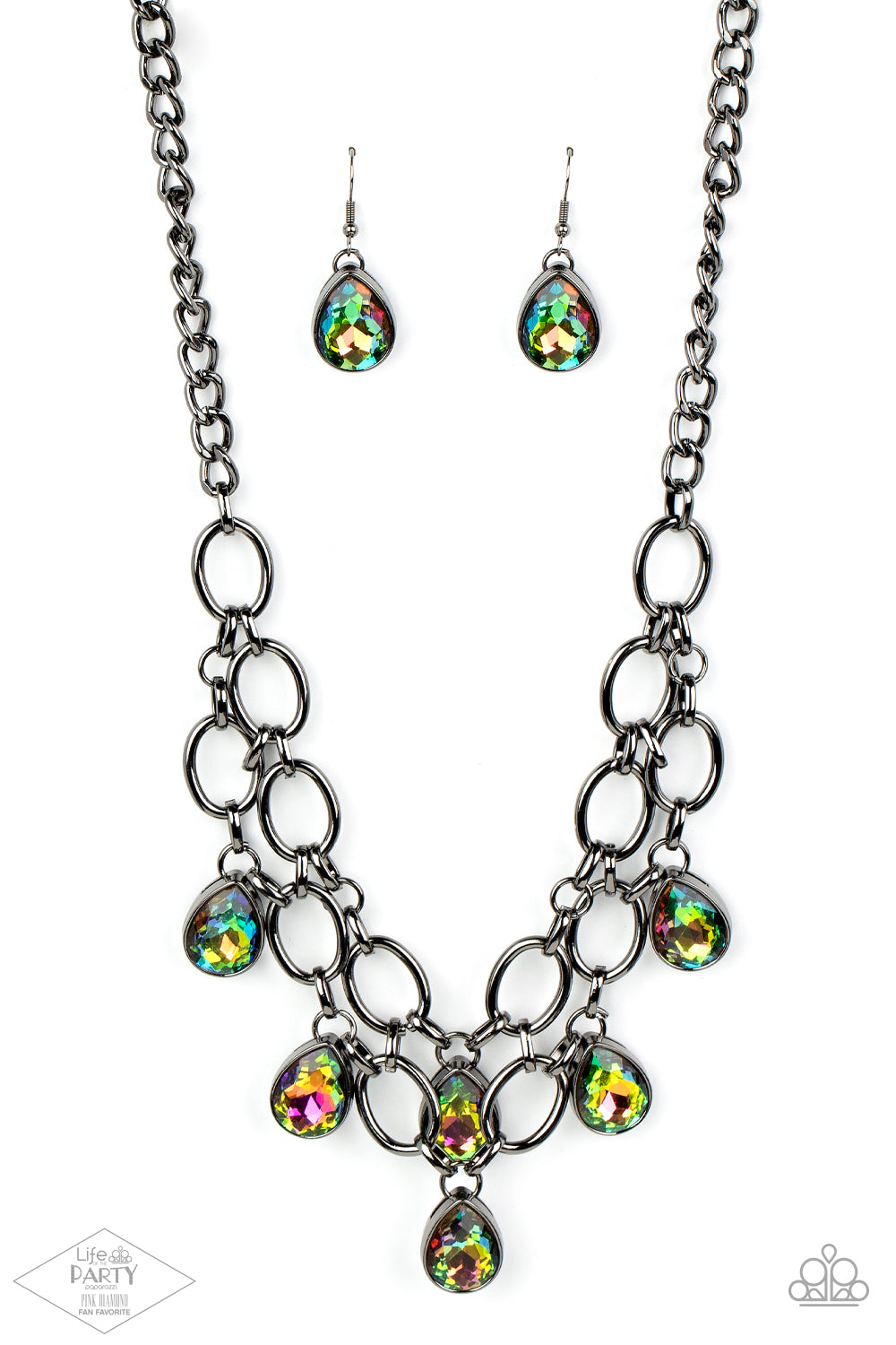 Show-Stopping Shimmer - Oil Spill Multi - Pink Diamond Life of the Party Exclusive - Pusher P