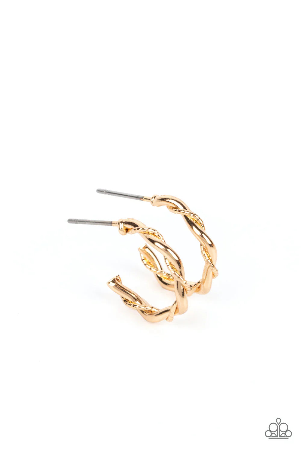 Pusher P Irresistibly Intertwined - Gold Earrings