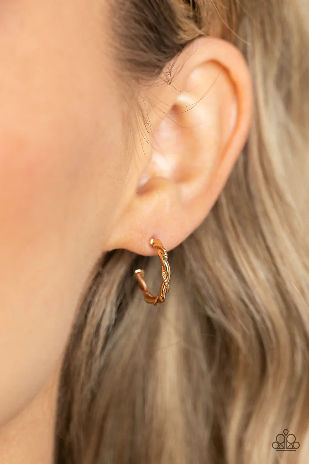 Pusher P Irresistibly Intertwined - Gold Earrings