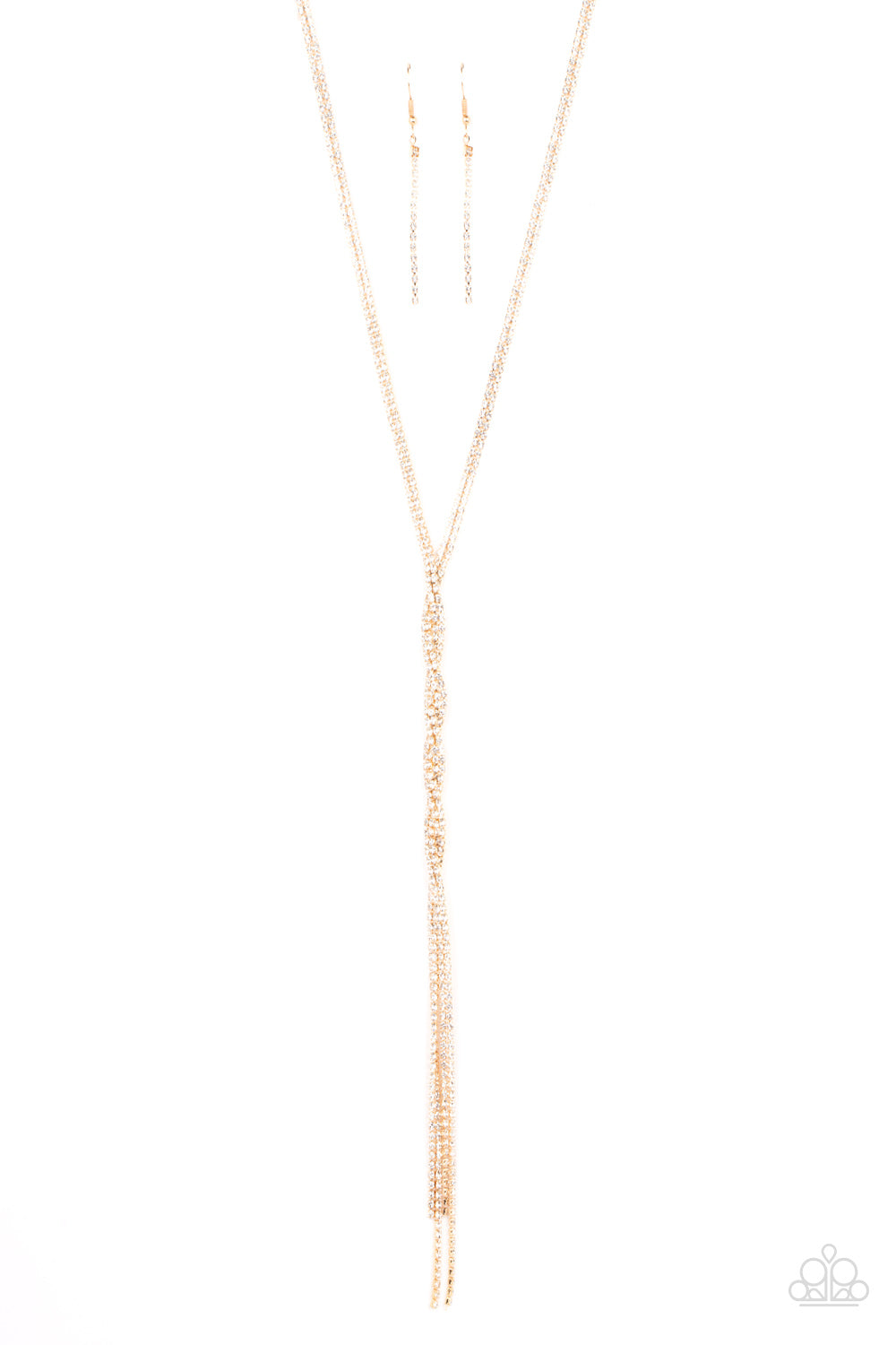 Paparazzi Impressively Icy - Gold Necklace - Pusher P