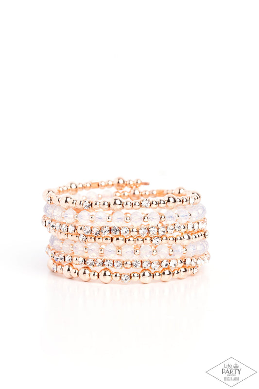 ICE Knowing You - Rose Gold Bracelet- Black Diamond Encore-Life of the Party